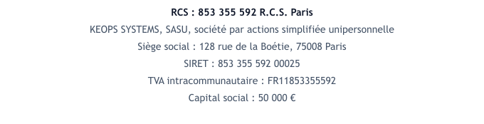 Informations éditeur du site